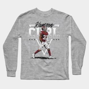 Kamren Curl Washington Triangle Name Long Sleeve T-Shirt